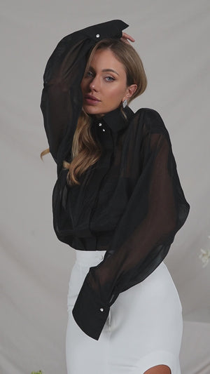 Zafirelle Organza Shirt