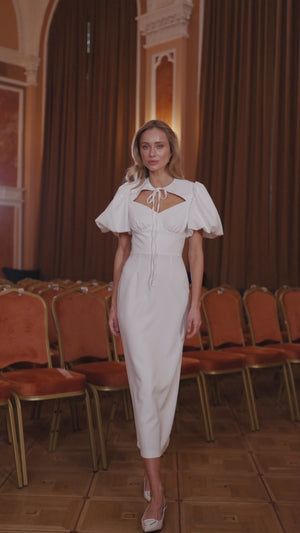 Mirella Bridal Midi Dress