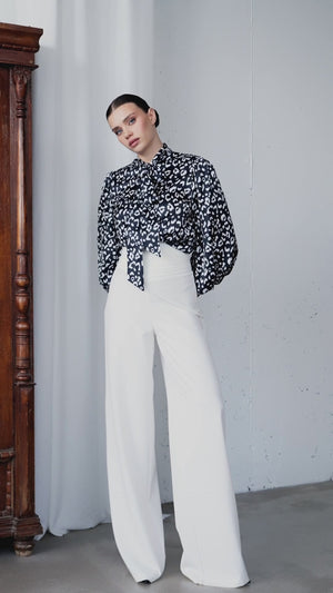 Leovelle Satin Blouse