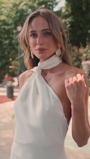 Selene Bridal Halter Gown