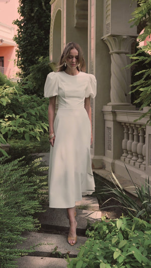 Elena Bridal Midi Dress