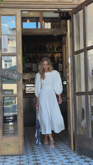 Valerie Bridal Midi Dress