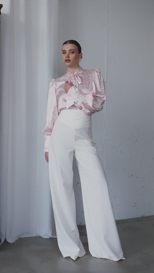 Leovelle Satin Blouse