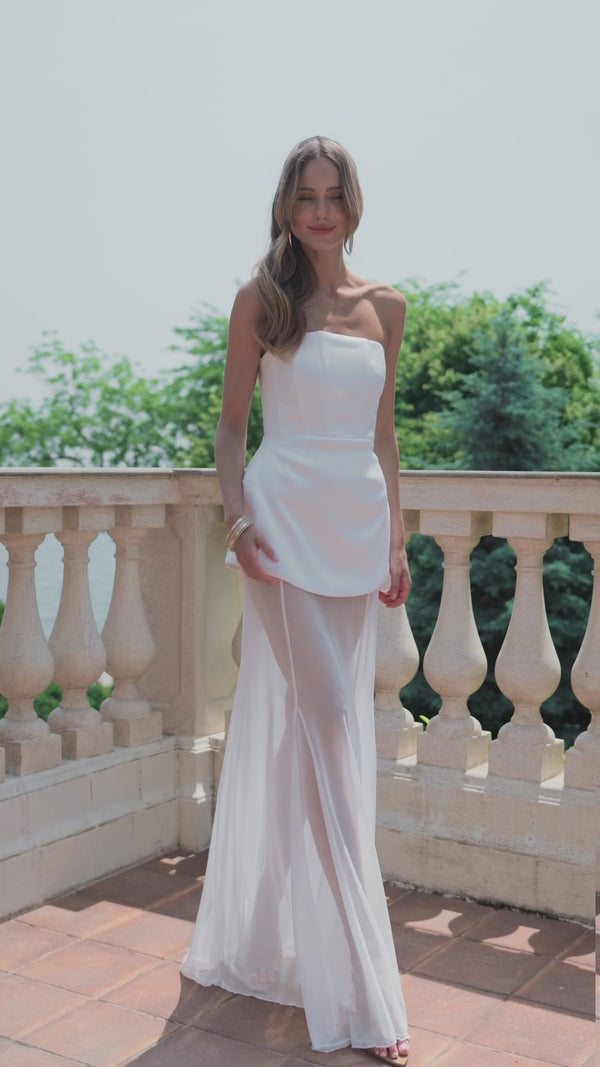 Moonlight Bridal Tulle Dress Set.
