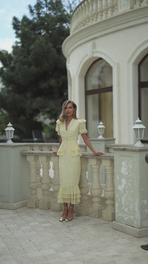 Rosavielle Fleur Midi Dress