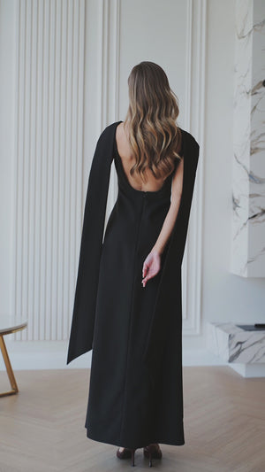 Athena Cape Gown