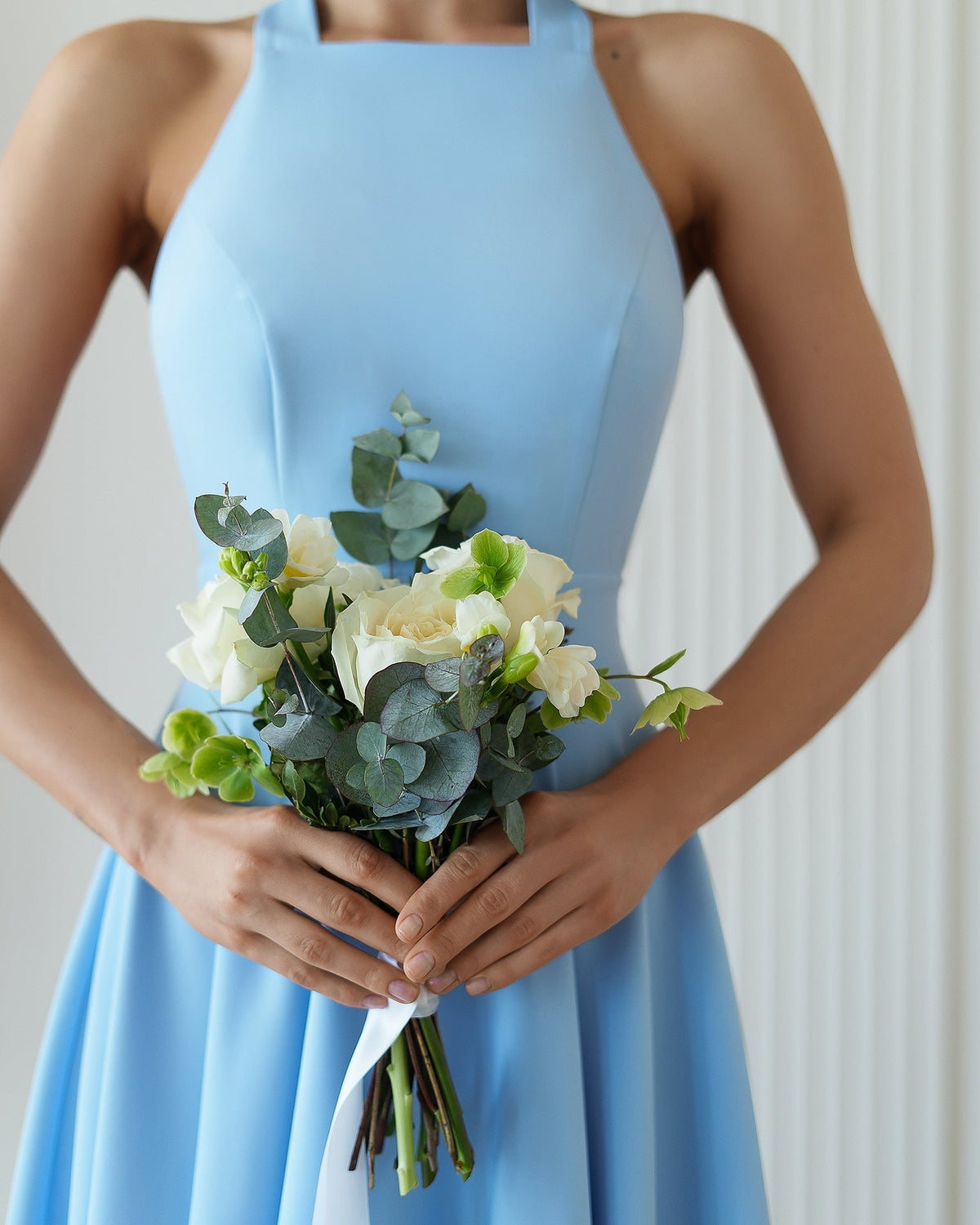 Santi Dress, Sky Blue, photo 7