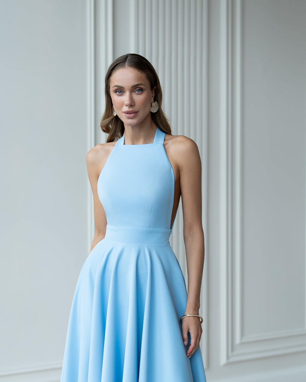 Santi Dress, Sky Blue, photo 6