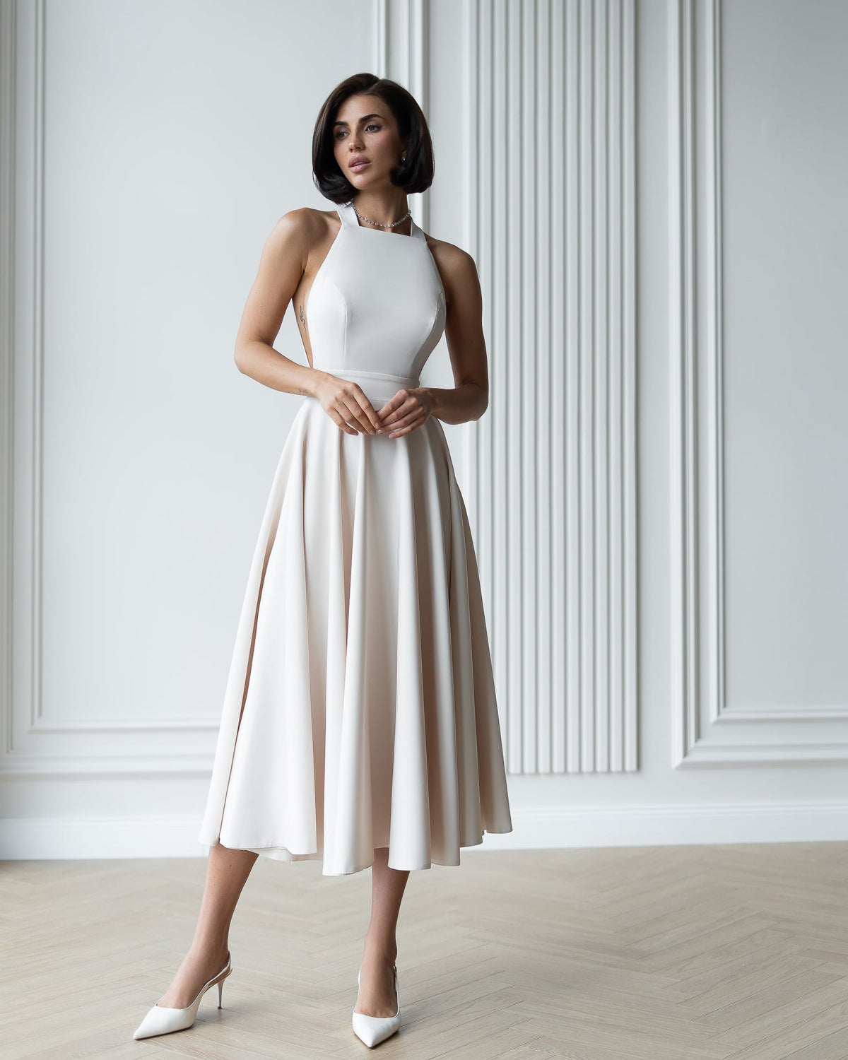 Santi Dress, Cream-ivory, photo 1