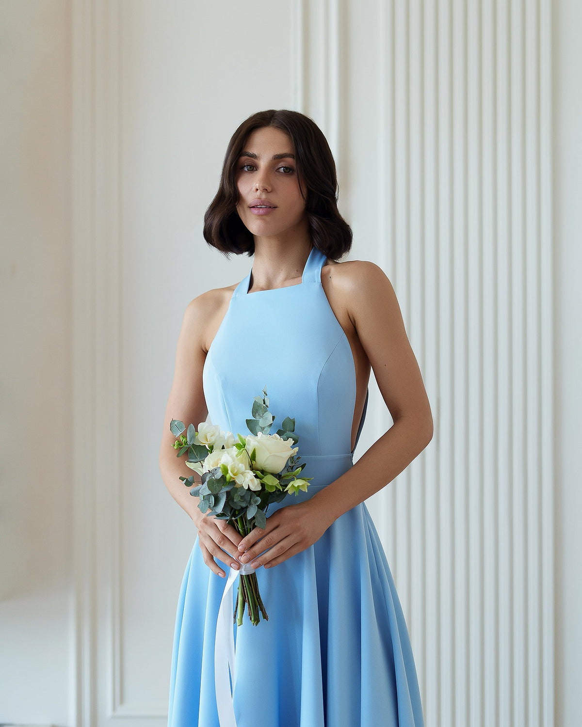 Santi Dress, Sky Blue, photo 5