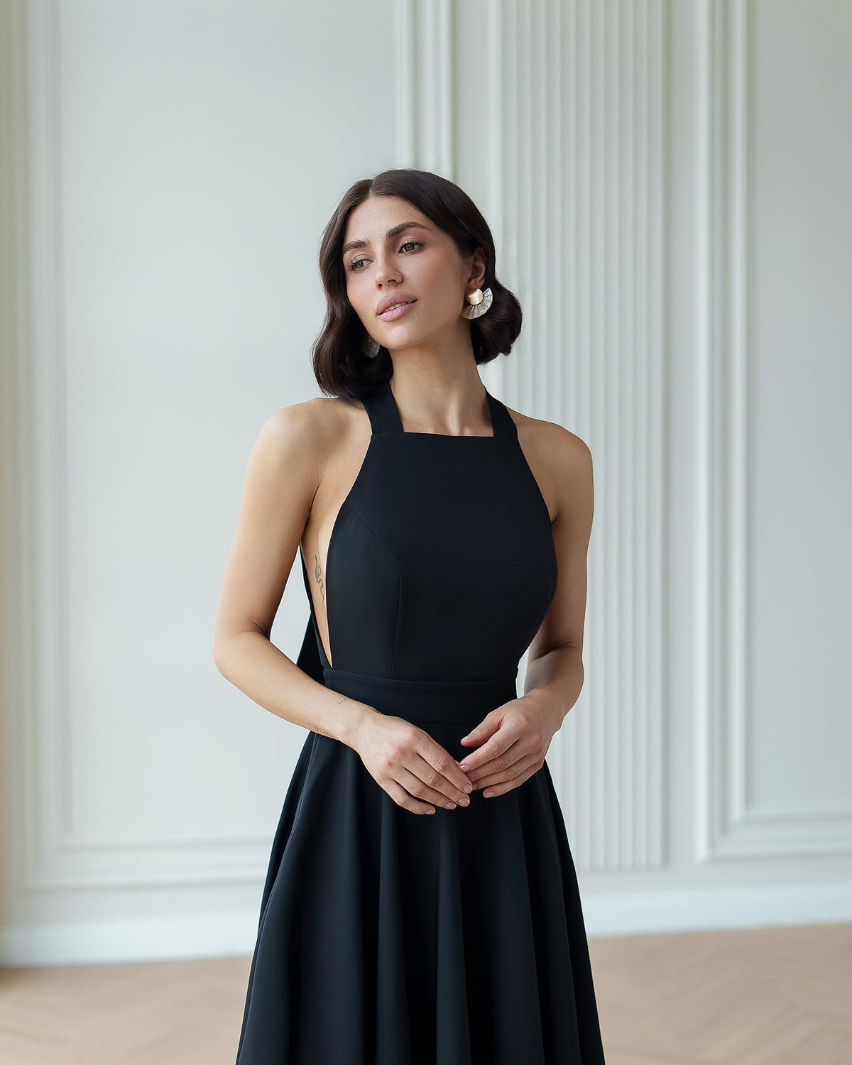 Santi Dress, Black, photo 5