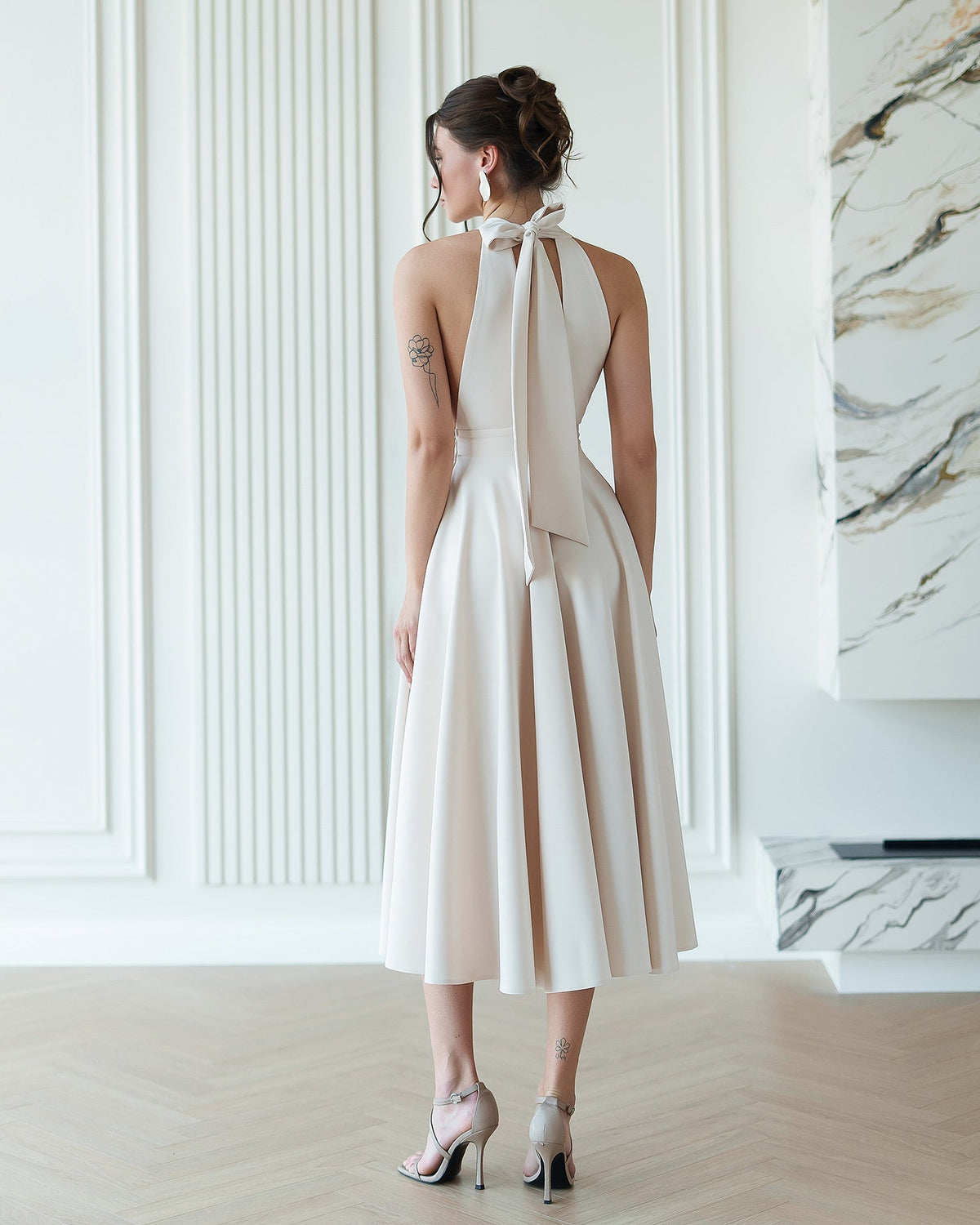 Santi Dress, Cream-ivory, photo 6