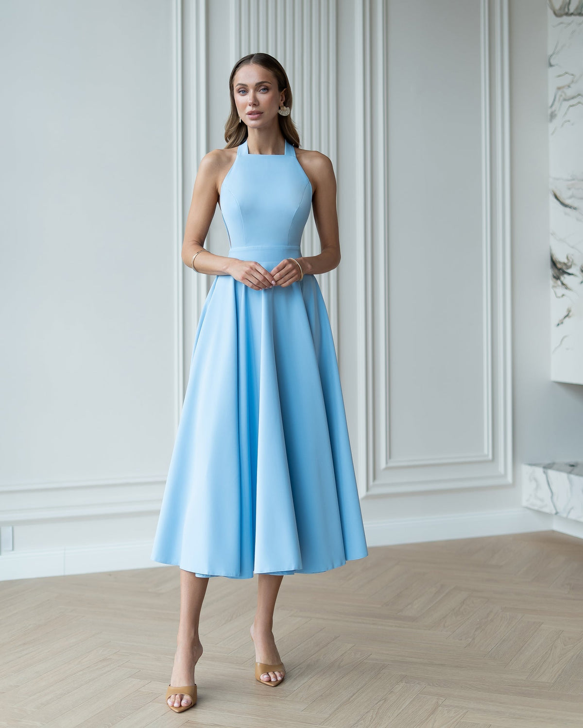 Santi Dress, Sky Blue, photo 1