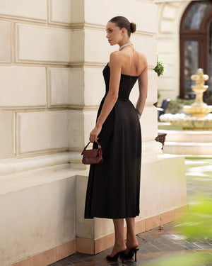 Serena Strapless Midi Dress