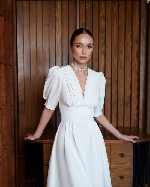 Valencia Bridal Midi Dress