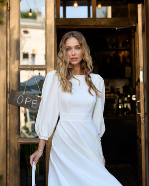 Valerie Midi black outdoor back button
